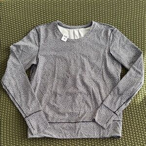 Lululemon Athletica Gray Long Sleeve with White Dots